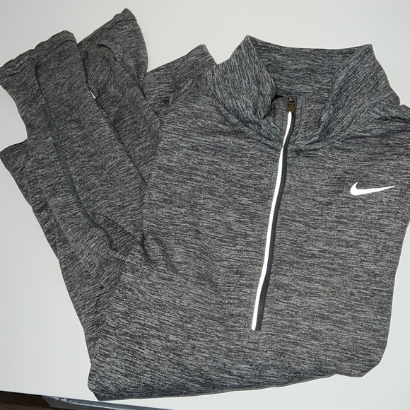 Grey NIKE DRI FIT sweater - Picture 1 of 3